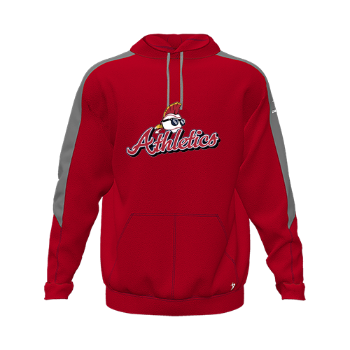 [CUS-DFW-HOOD-FLC-LSL-RED-YXS-LOGO3] Hoodie (Youth XS, Red, Logo 3)