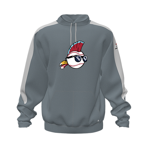 [CUS-DFW-HOOD-FLC-LSL-GRY-YXS-LOGO1] Hoodie (Youth XS, Gray, Logo 1)