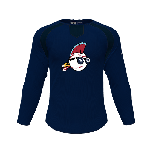 [CUS-DFW-PULL-FLC-CNK-LSL-NVY-YS-LOGO1] Pullover (Youth S, Navy, Logo 1)