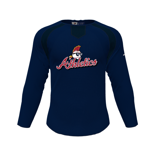 [CUS-DFW-PULL-FLC-CNK-LSL-NVY-YS-LOGO3] Pullover (Youth S, Navy, Logo 3)