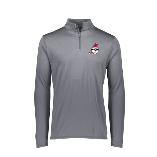 [FTLQFLGY-FAXS-LOGO1] Decker Women's Flex-Lite 1/4 Zip Shirt (Female Adult XS, Gray, Logo 1)