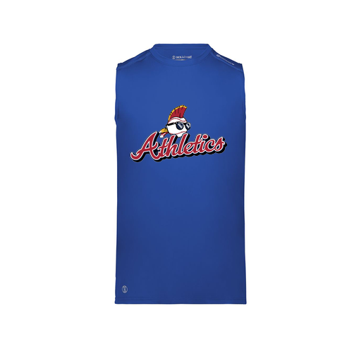 [222593.060.S-LOGO3] Men's CoolDry TankTop (Adult S, Royal, Logo 3)