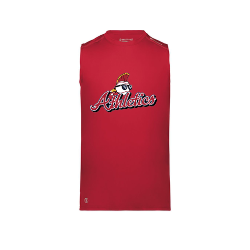 [222593.083.S-LOGO3] Men's CoolDry TankTop (Adult S, Red, Logo 3)