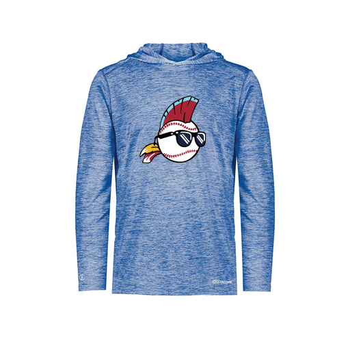 [FOLHCGRY-YS-LOGO1] Decker Youth Charge Hoodie (Youth S, Royal, Logo 1)