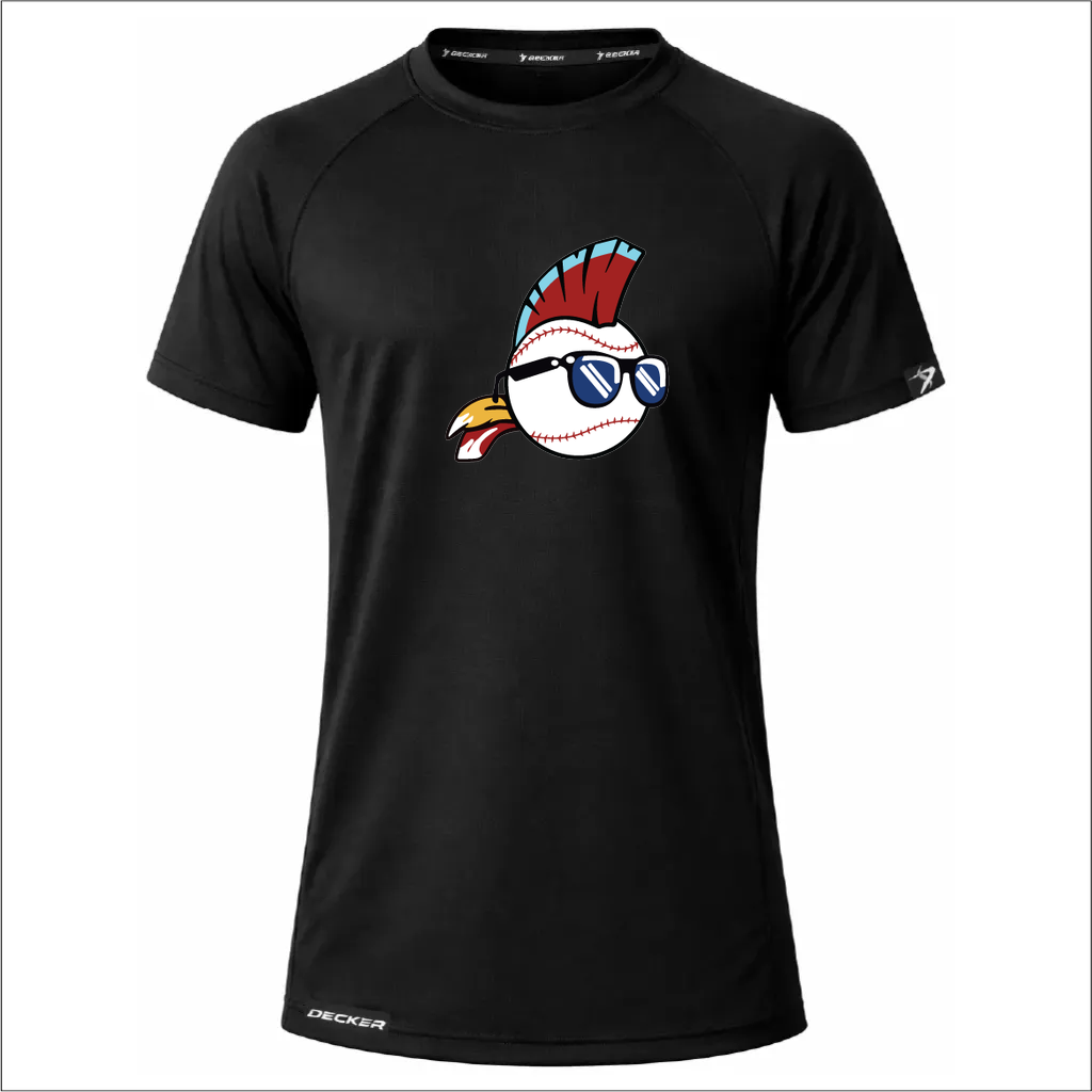 [FTSCPTBK-YXS-LOGO1] NEW Decker Performance T-Shirt (Black, Youth XS, Logo 1)