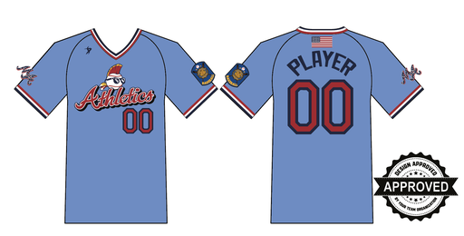 Mineral Area Athletics - Light Blue Legion V-Neck Jersey