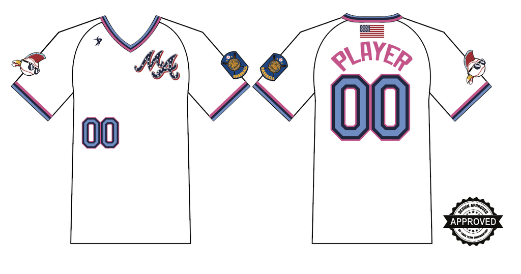 Mineral Area Athletics - White Legion V-Neck Jersey