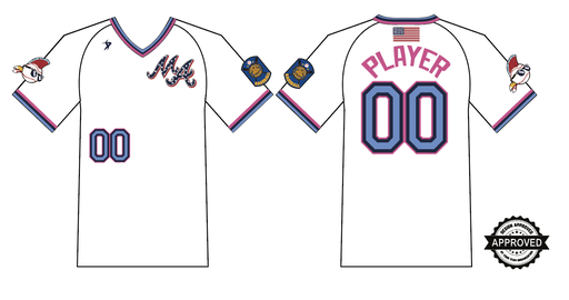 Mineral Area Athletics - White Legion V-Neck Jersey